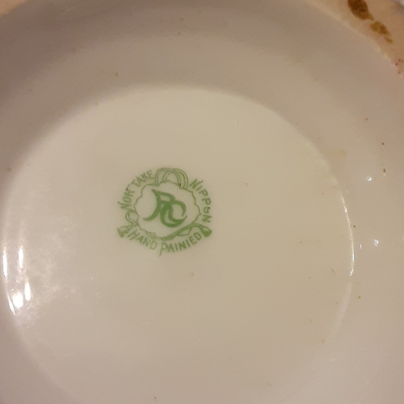 Noritake Nippon hand-painted scalloped Edge 1900's - Picture 7 of 9